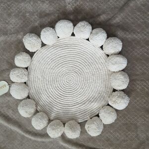 Banilla Bohemian Round Pillow Cover 16 Inch | 100% Cotton Decorative Pillow